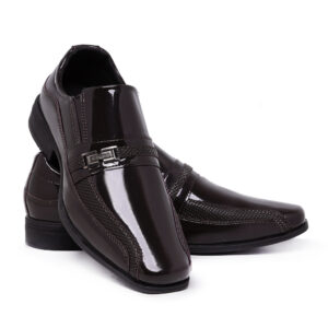 Sapato Social Masculino 836 Preto E Marrom