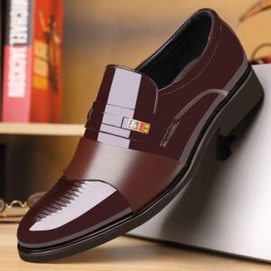 Sapatos Social Couro Preto Britânico